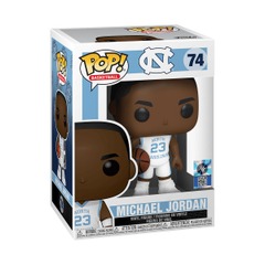 Funko Pop! Michael Jordan #74 North Carolina White Jersey Vinyl Figure